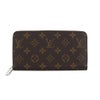 ルイヴィトン 長財布 モノグラム ジッピー・ウォレット ブラウン LOUIS VUITTON M27029 Monogram Silver
