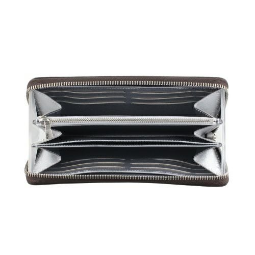 ルイヴィトン 長財布 モノグラム ジッピー・ウォレット ブラウン LOUIS VUITTON M27029 Monogram Silver