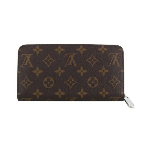 ルイヴィトン 長財布 モノグラム ジッピー・ウォレット ブラウン LOUIS VUITTON M27029 Monogram Silver