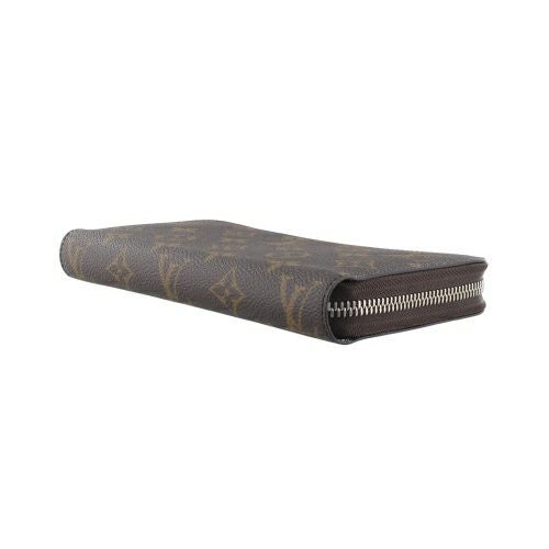 ルイヴィトン 長財布 モノグラム ジッピー・ウォレット ブラウン LOUIS VUITTON M27029 Monogram Silver