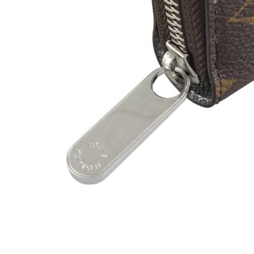 ルイヴィトン 長財布 モノグラム ジッピー・ウォレット ブラウン LOUIS VUITTON M27029 Monogram Silver