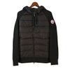 カナダグース ダウンジャケット メンズ HYBRIDGE HURON FULL ZIP HOODY ハイブリッジ ヒューロン フルジップ ブラック CANADA GOOSE 6843M 9061 BLACK
