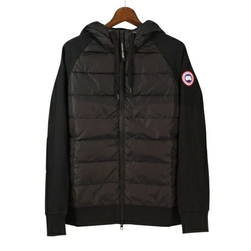 カナダグース ダウンジャケット メンズ HYBRIDGE HURON FULL ZIP HOODY ハイブリッジ ヒューロン フルジップ ブラック CANADA GOOSE 6843M 9061 BLACK