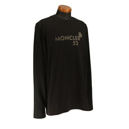 モンクレール ロングスリーブTシャツ メンズ LS T-SHIRT ブラック MONCLER K2091 8D00011 999 BLACK
