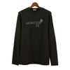モンクレール ロングスリーブTシャツ メンズ LS T-SHIRT ブラック MONCLER K2091 8D00011 999 BLACK