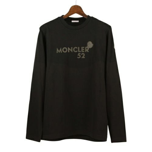 モンクレール ロングスリーブTシャツ メンズ LS T-SHIRT ブラック MONCLER K2091 8D00011 999 BLACK