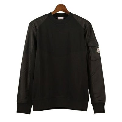 モンクレール トレーナー メンズ Lサイズ SWEATSHIRT ブラック MONCLER 