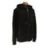 モンクレール パーカー ジップアップフーディー メンズ SWEATSHIRT ブラック MONCLER K2091 8G00072 999 BLACK