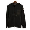 モンクレール パーカー ジップアップフーディー メンズ SWEATSHIRT ブラック MONCLER K2091 8G00072 999 BLACK