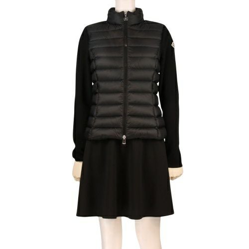 モンクレール ダウンジャケット レディース CARDIGAN ブラック MONCLER K2093 9B00019 999 BLACK