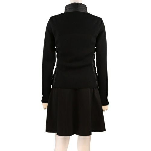 モンクレール ダウンジャケット レディース Lサイズ CARDIGAN ブラック