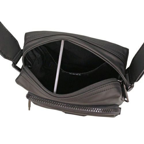 ヒューゴボス ショルダーバッグ メンズ ORYO CROSSBODY ブラック HUGO BOSS 50548183 001 BLACK