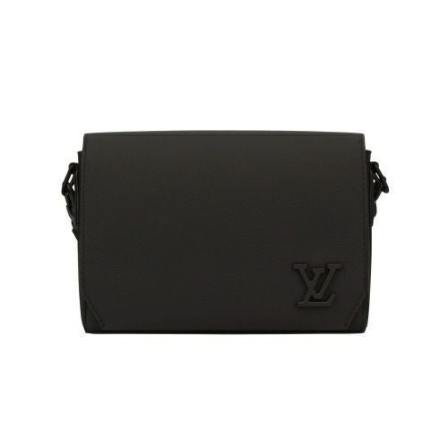 ルイヴィトン ショルダーバッグ アエログラム テイクオフ･メッセンジャー PM ブラック LOUIS VUITTON M24769 ノワール