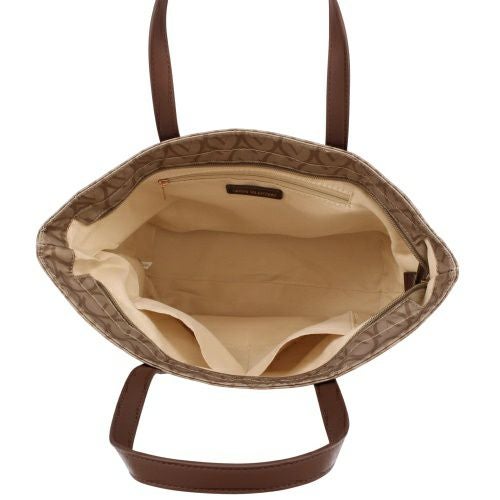 ジャンニ ヴァレンチノ トートバッグ レディース ブラウン GIANNI VALENTINO GV108 BROWN