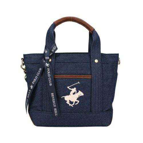 ビバリーヒルズポロクラブ ハンドバッグ レディース ネイビー BEVERLY HILLS POLO CLUB BH1006N DBL/DBL/IV