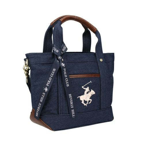 ビバリーヒルズポロクラブ ハンドバッグ レディース ネイビー BEVERLY HILLS POLO CLUB BH1006N DBL/DBL/IV