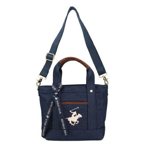 ビバリーヒルズポロクラブ ハンドバッグ レディース ネイビー BEVERLY HILLS POLO CLUB BH1006N DBL/DBL/IV