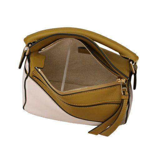 ロエベ ハンドバッグ レディース パズルバッグ スモール LOEWE A510U95X34 4025 OCHRE x SOFT WHITE