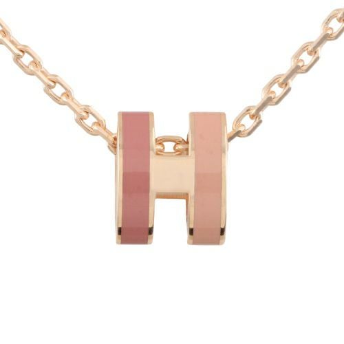 エルメス ネックレス レディース MINI POP H ロカバール ネックレス ピンク HERMES H100066FO BEAUTE/PGD