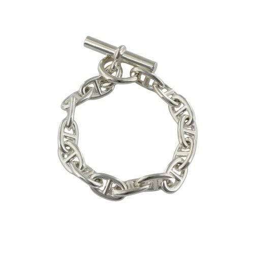 エルメス ブレスレット レディース シェーヌダンクル MM シルバー HERMES H101994B SV 15コマ