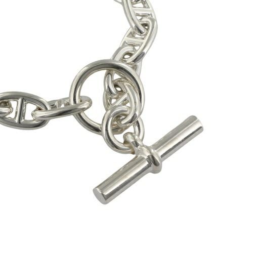 エルメス ブレスレット レディース シェーヌダンクル MM シルバー HERMES H101994B SV 15コマ