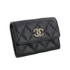 シャネル カードケース レディース ブラック CHANEL AP4492 B20066 94305