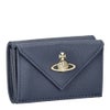 ヴィヴィアンウエストウッド 三つ折り財布 レディース SAFFIANO PLAIN ブルー Vivienne Westwood 5115002EW S0021 K408 DENIM BLUE