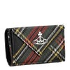 ヴィヴィアンウエストウッド 三つ折り財布 レディース SAFFIANO PRINTED マルチカラー Vivienne Westwood 5115002FW S0022 N302 CHELSEA TARTAN