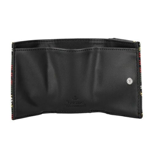ヴィヴィアンウエストウッド 三つ折り財布 レディース SAFFIANO PRINTED マルチカラー Vivienne Westwood 5115002FW S0022 N302 CHELSEA TARTAN