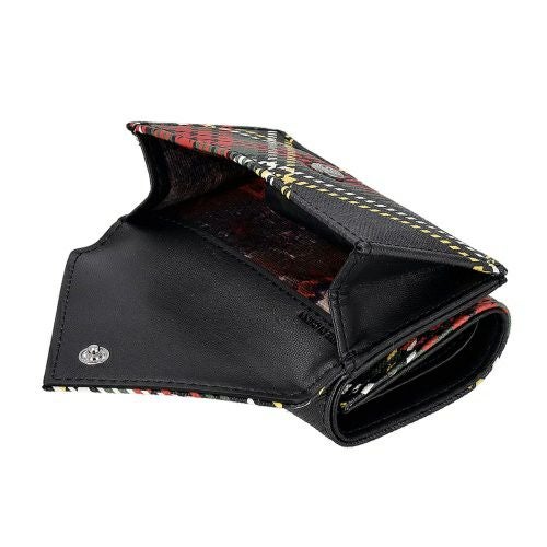 ヴィヴィアンウエストウッド 三つ折り財布 レディース SAFFIANO PRINTED マルチカラー Vivienne Westwood 5115002FW S0022 N302 CHELSEA TARTAN