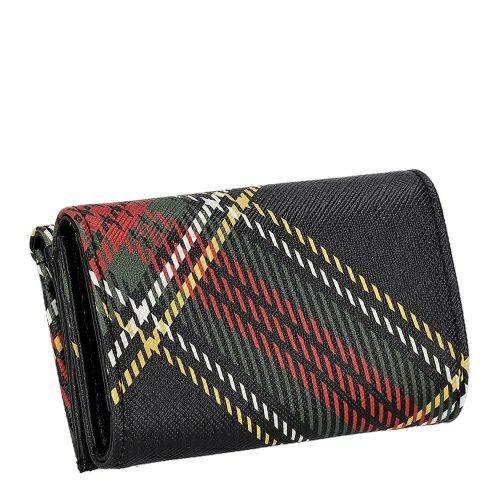 ヴィヴィアンウエストウッド 三つ折り財布 レディース SAFFIANO PRINTED マルチカラー Vivienne Westwood 5115002FW S0022 N302 CHELSEA TARTAN