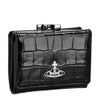 ヴィヴィアンウエストウッド 三つ折り財布 レディース EMBOSS CROC LEATHER ブラック Vivienne Westwood 5115002NW L0098 N401 BLACK
