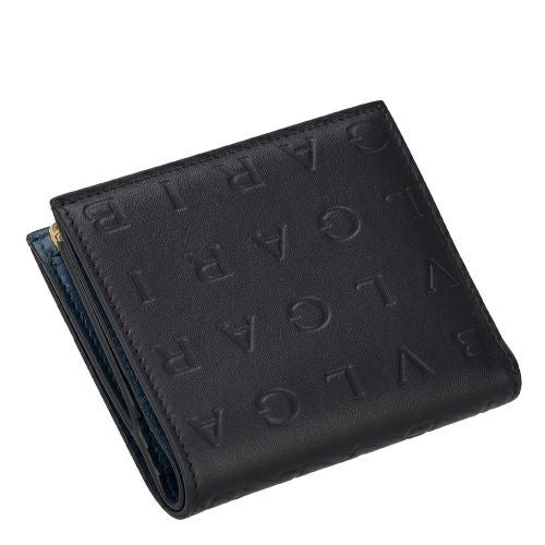 ブルガリ 二つ折り財布 メンズ Bulgari Logo Infinitum ブラック BVLGARI 291749 BLACK
