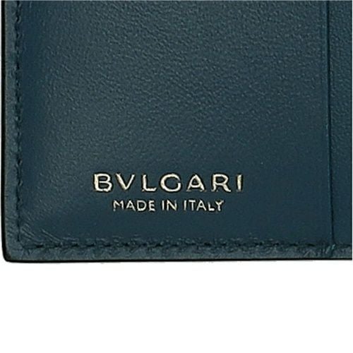 ブルガリ 二つ折り財布 メンズ Bulgari Logo Infinitum ブラック BVLGARI 291749 BLACK