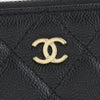 シャネル 二つ折り財布 レディース ブラック CHANEL AP4652 B10583 C3906