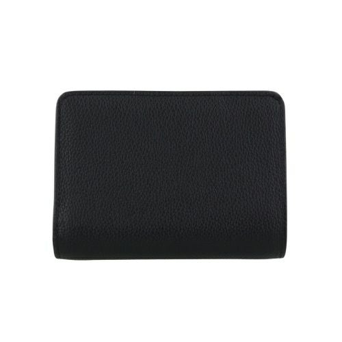 Tory Burch ブラックレザー 二つ折り財布 TORY BURCH（トリーバーチ） 並行輸入 2つ折り財布 ブレイク カラー