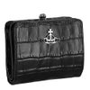 ヴィヴィアンウエストウッド 二つ折り財布 レディース EMBOSS CROC LEATHER ブラック Vivienne Westwood 5115002YW L0098 N401 BLACK