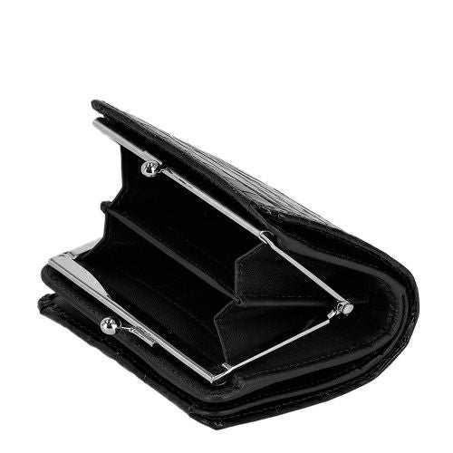 ヴィヴィアンウエストウッド 二つ折り財布 レディース EMBOSS CROC LEATHER ブラック Vivienne Westwood 5115002YW L0098 N401 BLACK