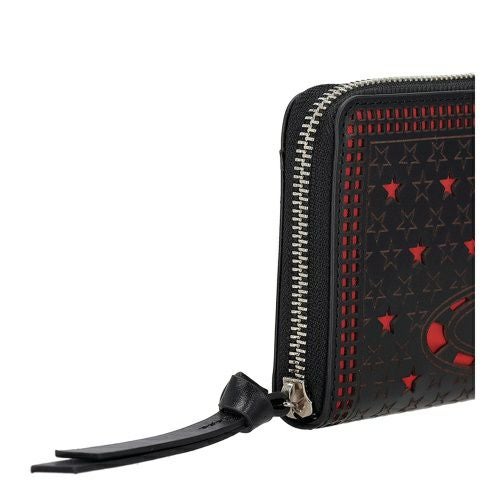 ヴィヴィアンウエストウッド 長財布 レディース LASER CUT LEATHER ブラック Vivienne Westwood 5106005MW L00CP N101 SHINY BLACK/RED