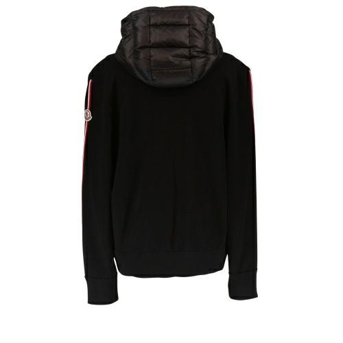 ブラック サイズS モンクレール ハイブリッド ニット ダウン カーディガン 高年式 2022AW】 MONCLER モンクレール ハイブリッドダウンニット