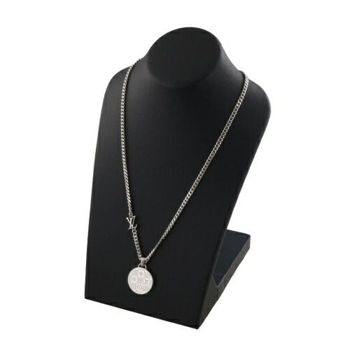 ルイヴィトン ペンダント・ダミエ ステープル シルバー LOUIS VUITTON M02446