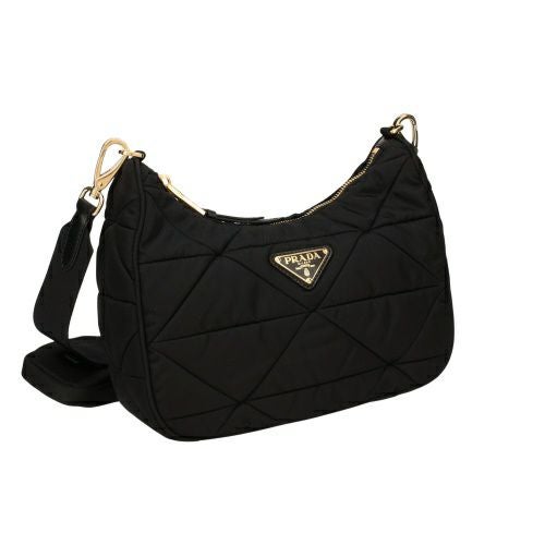 プラダ ショルダーバッグ レディース TESSUTO QUILTING ブラック PRADA