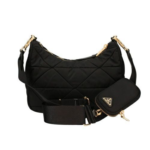 プラダ ショルダーバッグ レディース TESSUTO QUILTING ブラック PRADA