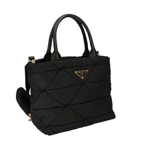 プラダ ショルダーバッグ レディース TESSUTO QUILTING ブラック PRADA