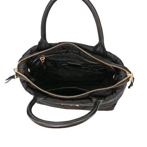 プラダ ショルダーバッグ レディース TESSUTO QUILTING ブラック PRADA