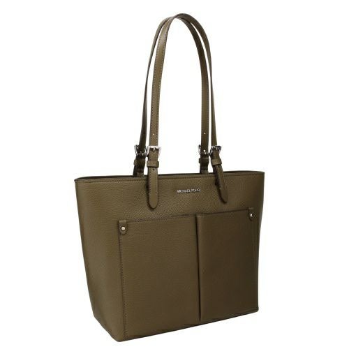 マイケルコース トートバッグ レディース ミディアム ダブル ポケット グリーン MICHAEL KORS 35H3STVT6B OLIVE