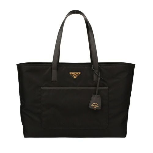 プラダ トートバッグ レディース TESSUTO+SAFFIANO ブラック PRADA 1BG527 V OOO R064 F0002 NERO