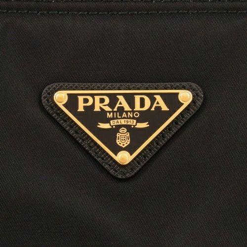 プラダ トートバッグ レディース TESSUTO+SAFFIANO ブラック PRADA 1BG527 V OOO R064 F0002 NERO