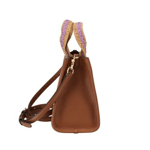 コーチ アウトレット ハンドバッグ レディース ストロー ウェビング スミス トート バッグ 24 ブラウン COACH OUTLET CBG91 IMR0 IMR