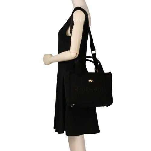 ジョリージョリ ハンドバッグ レディース ブラック Jolie Joli JJ-2024121CD-001 BLACK